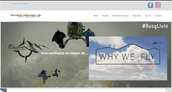 Desktop Screenshot of elevationindustries.com